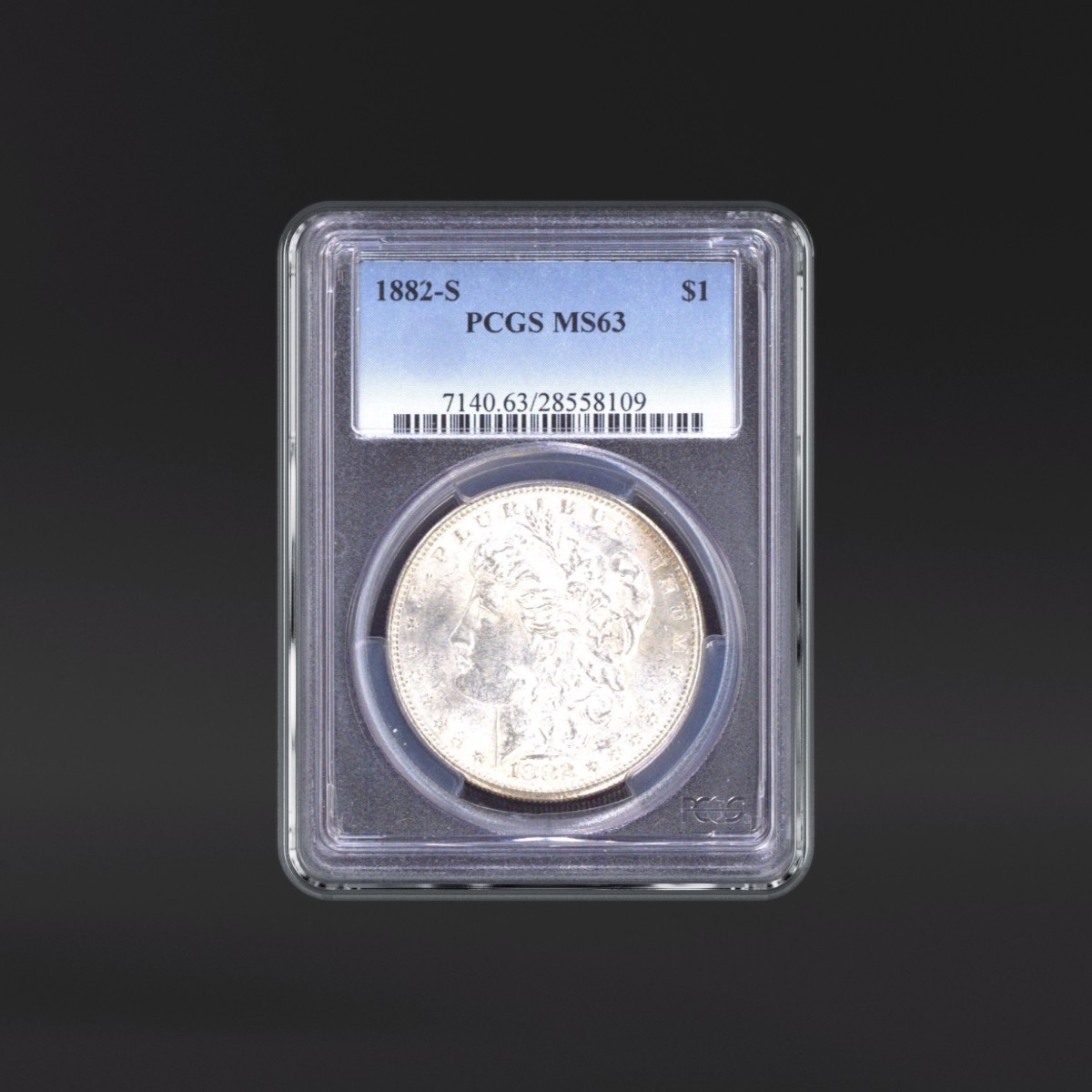 1882-S One Dollar PCGS MS63